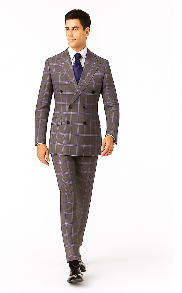 Rossi Man RM1846 – Elegant Men’s Dress Suit from Milano Collection - Tailored Fit Formal & Casual Wear