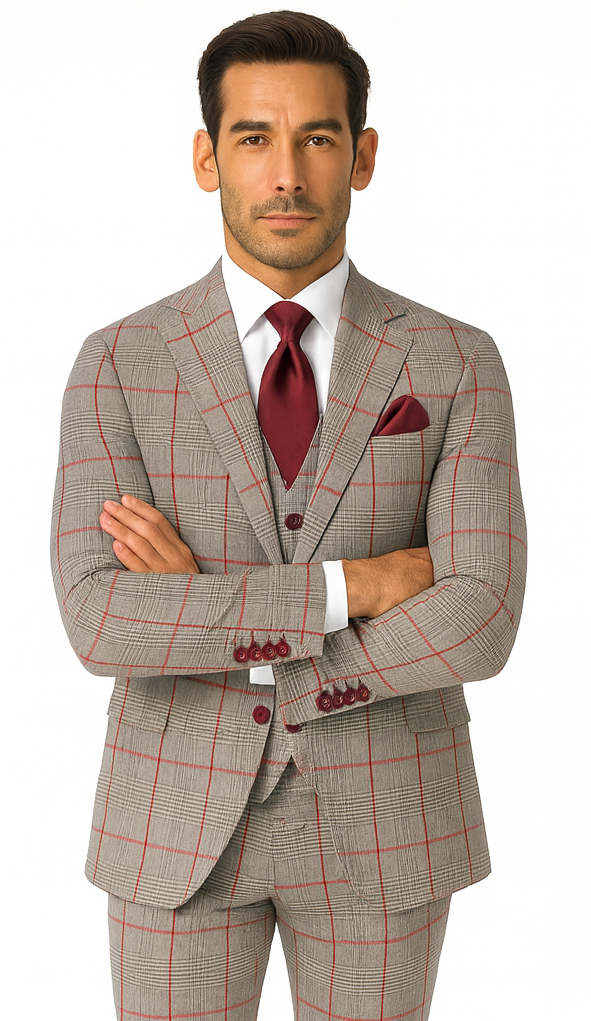 Rossi Man RM1854 Tom Slim Fit Suit – Modern Men’s Formalwear
