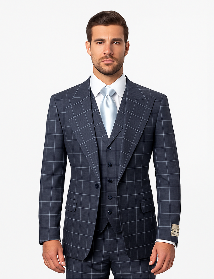 Rossi Man RM2312 – Sam Collection Men’s Shirt for Classic Style - Tailored Fit Formal & Casual Wear
