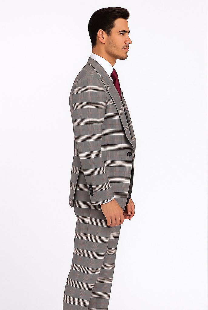 Rossi Man Sam RM2316 – Classic Tailored Dress Shirt for Men - Milano Fit Formal & Casual Elegance