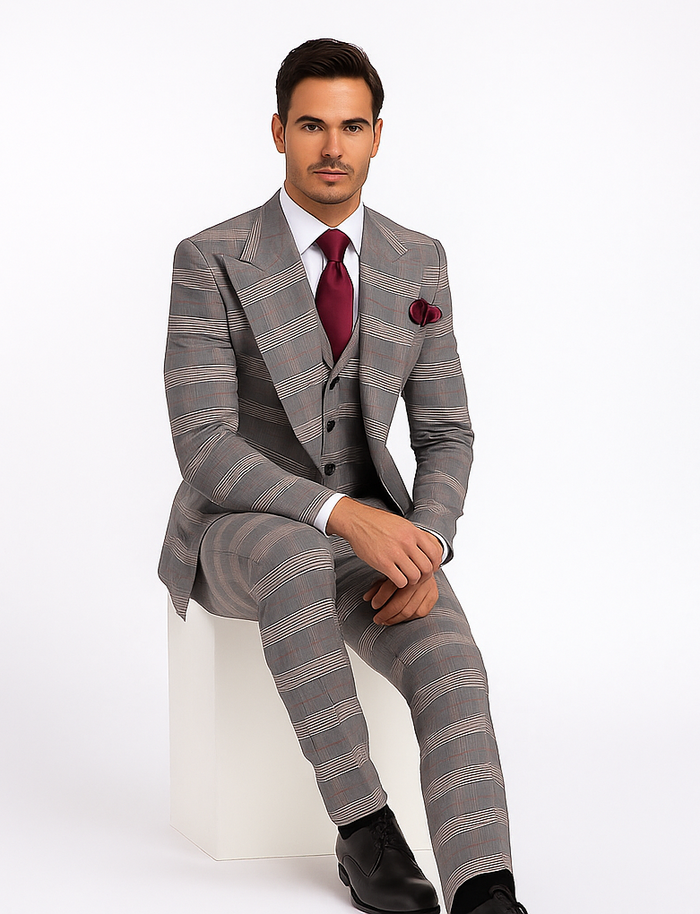 Rossi Man Sam RM2316 – Classic Tailored Dress Shirt for Men - Milano Fit Formal & Casual Elegance