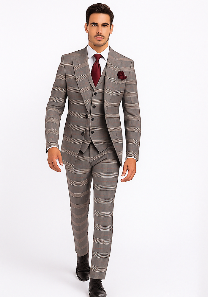 Rossi Man Sam RM2316 – Classic Tailored Dress Shirt for Men - Milano Fit Formal & Casual Elegance