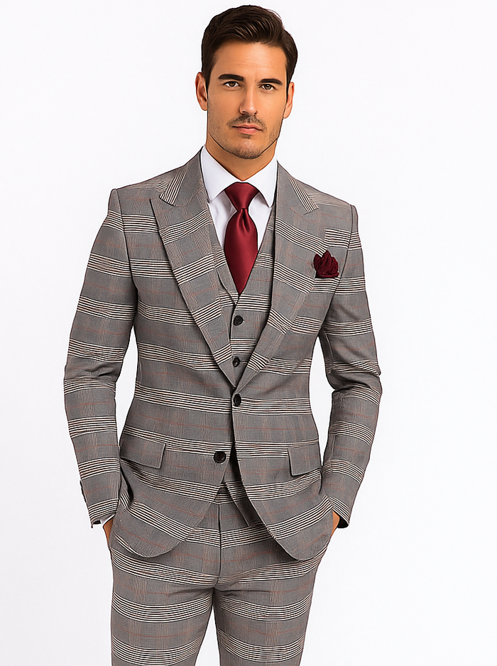 Rossi Man Sam RM2316 – Classic Tailored Dress Shirt for Men - Milano Fit Formal & Casual Elegance