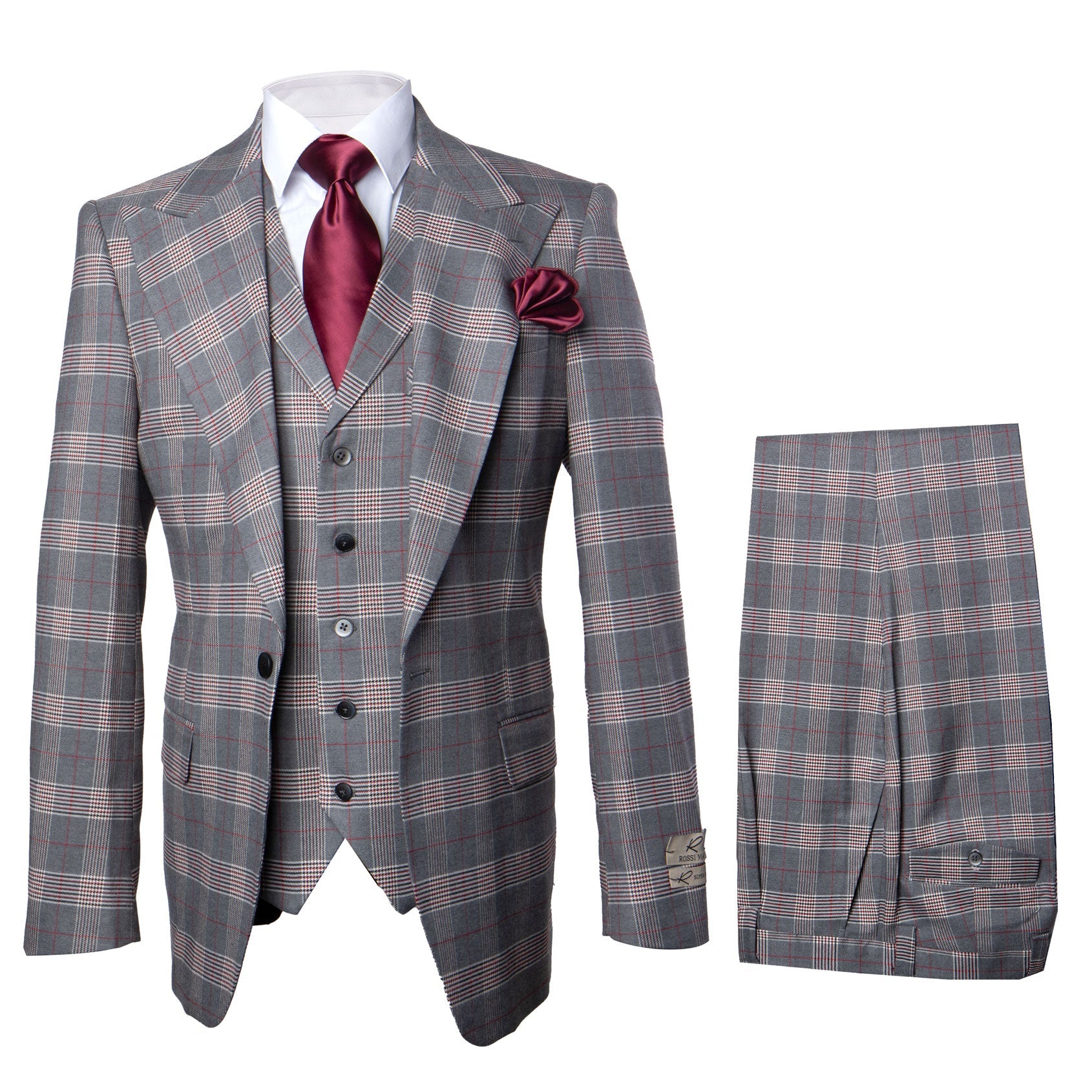 Rossi Man Sam RM2316 – Classic Tailored Dress Shirt for Men - Milano Fit Formal & Casual Elegance