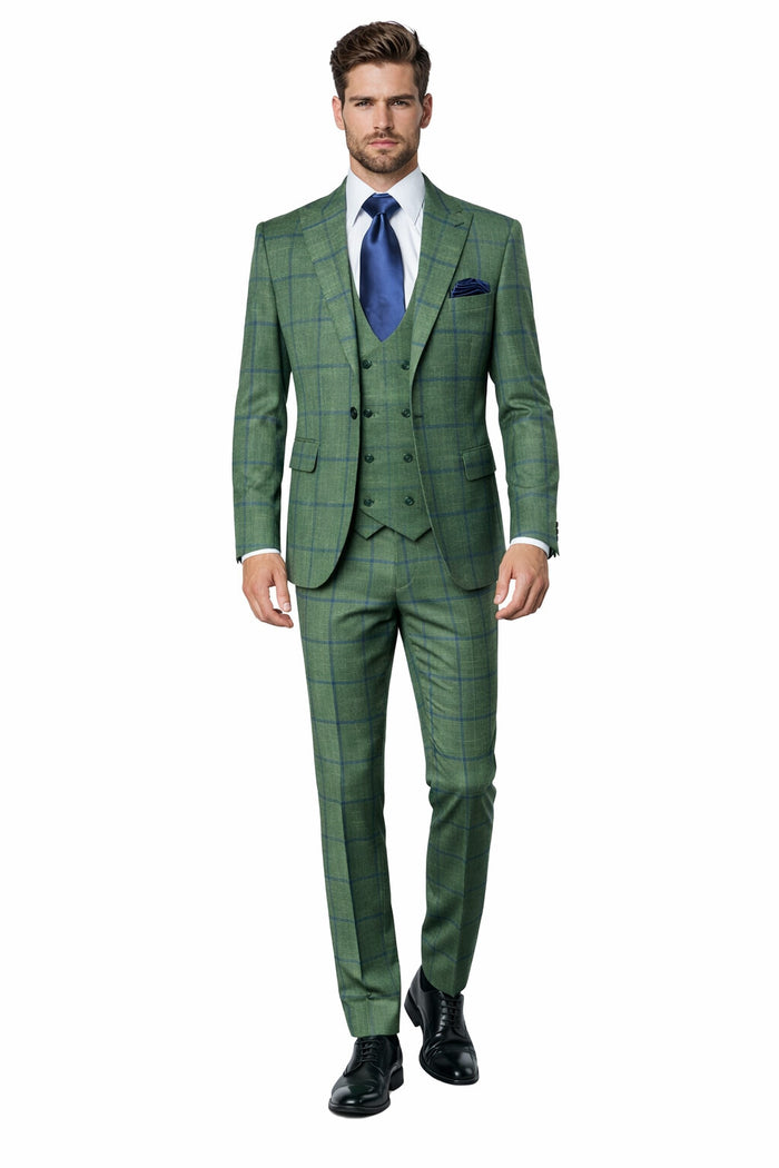 ROSSI MAN Slim Fit 3 Piece Suit Max RM1841