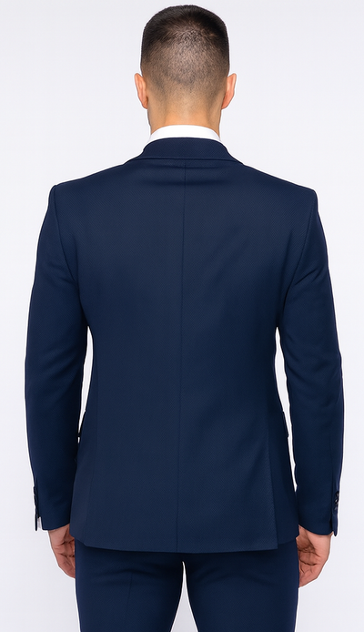 Rossi Man Sydney II RM1311 – Premium 3 Piece Modern Fit Suit for Stylish Gentlemen -  Formalwear