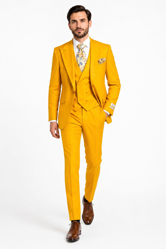 ROSSI MAN ELI RM103 Wool 3 Piece Suit