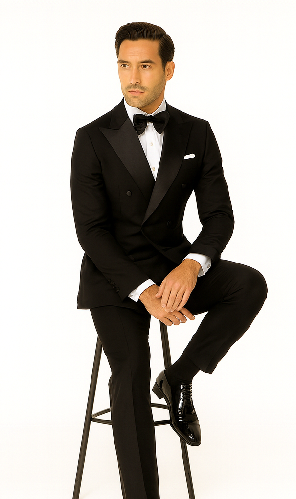 Rossi Man Zeus RM1001 Premium Men’s Tuxedo – Slim Fit Formal Suit