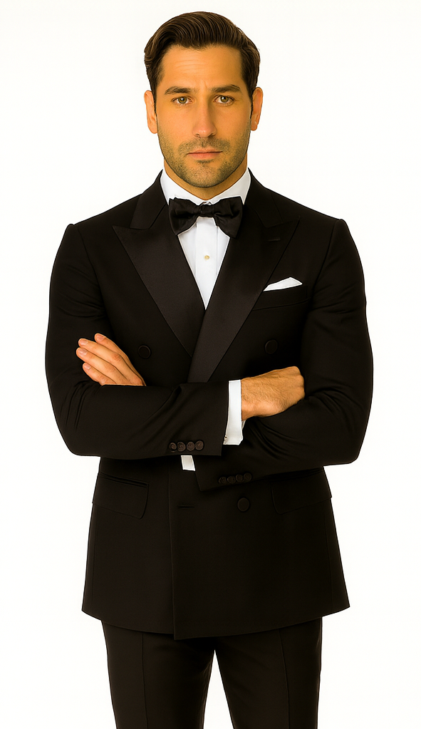 Rossi Man Zeus RM1001 Premium Men’s Tuxedo – Slim Fit Formal Suit