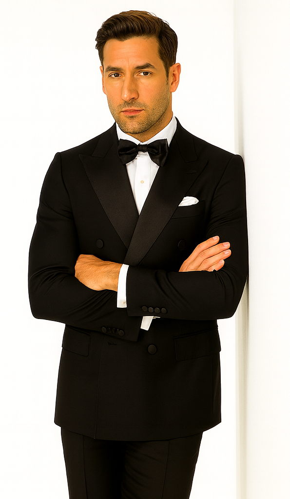 Rossi Man Zeus RM1001 Premium Men’s Tuxedo – Slim Fit Formal Suit