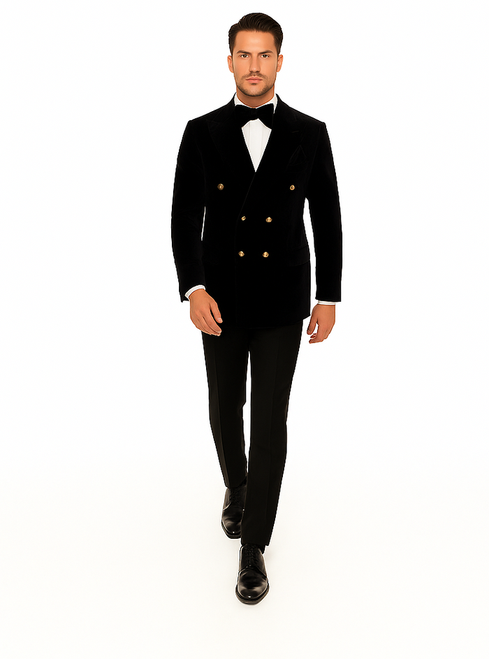 Rossi Man Zeus RM1575 – Men’s Tuxedo for Formal Events- Slim Fit Black-Tie Suit
