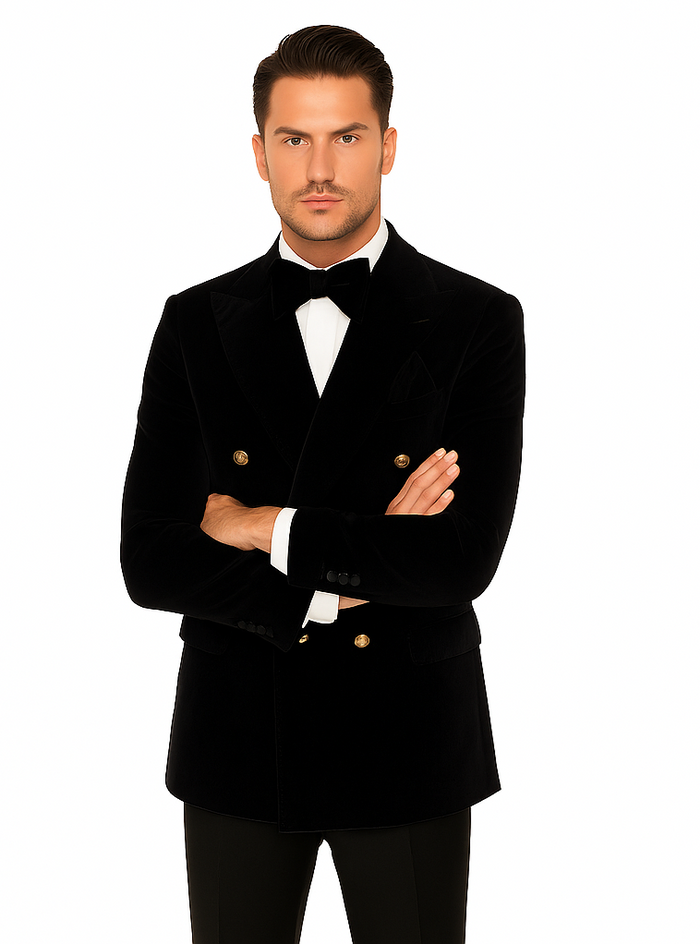 Rossi Man Zeus RM1575 – Men’s Tuxedo for Formal Events- Slim Fit Black-Tie Suit