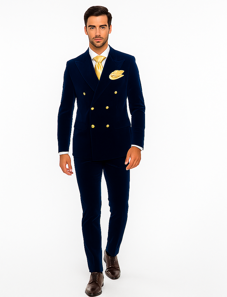 Rossi Man Zeus RM1576 – Classic Men’s Tuxedo for Elegant Formalwear - Slim Fit Black-Tie
