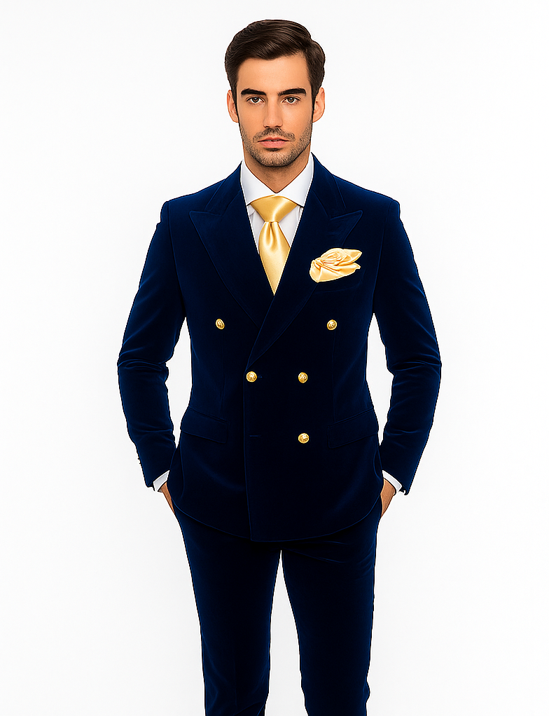 Rossi Man Zeus RM1576 – Classic Men’s Tuxedo for Elegant Formalwear - Slim Fit Black-Tie