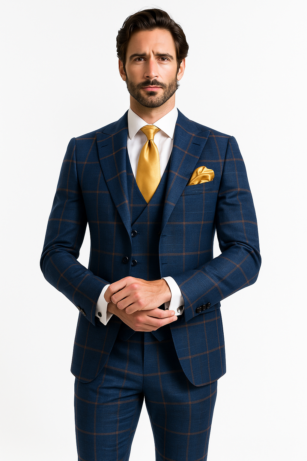 Rossi Man Max RM1840 Slim Fit 3-Piece Suit