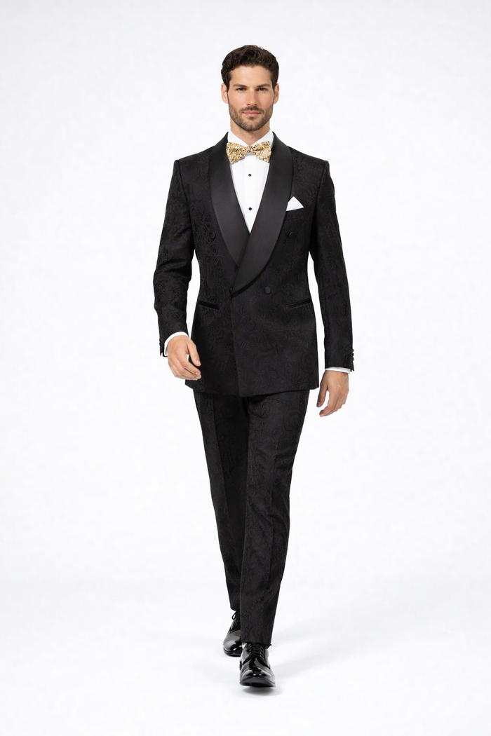 Rossiman Rossi Men’s Formal Suit | Stylish Tailored Dress Suit by Rossi Man – Italian Slim Fit Luxury Formalwear