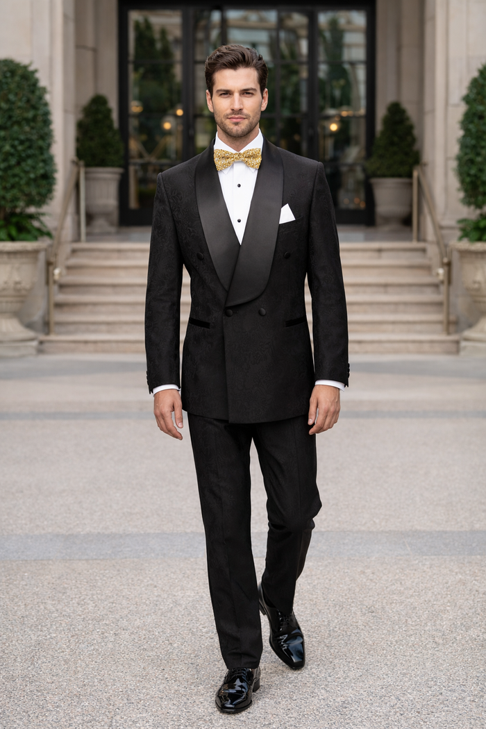Rossiman Rossi Men’s Formal Suit | Stylish Tailored Dress Suit by Rossi Man – Italian Slim Fit Luxury Formalwear