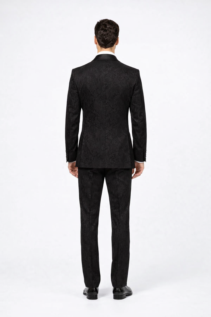Rossiman Rossi Men’s Formal Suit | Stylish Tailored Dress Suit by Rossi Man – Italian Slim Fit Luxury Formalwear