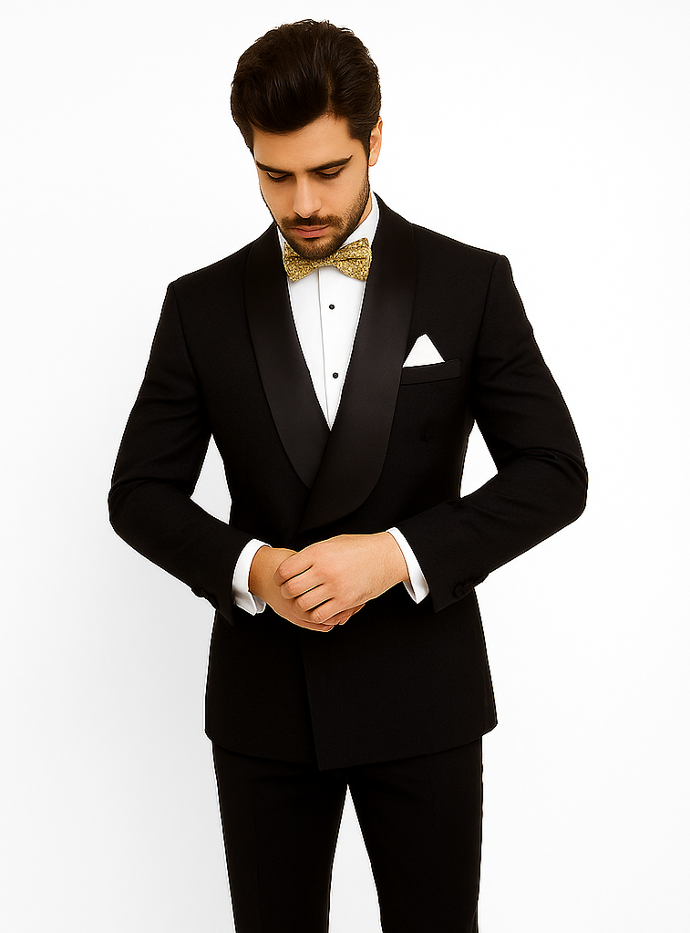 Rossiman Rossi Men’s Formal Suit | Stylish Tailored Dress Suit by Rossi Man – Italian Slim Fit Luxury Formalwear