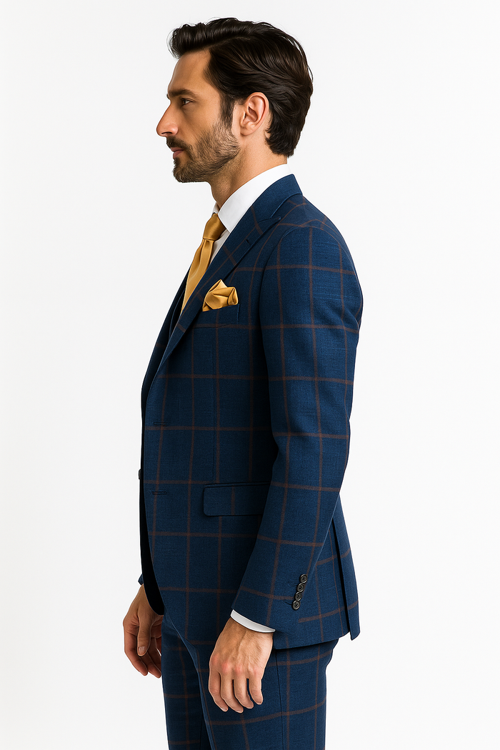 Rossi Man Max RM1840 Slim Fit 3-Piece Suit