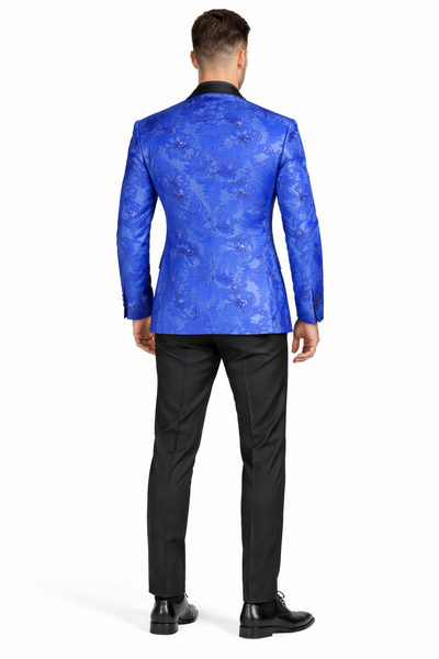 Royal Blue Slim Prom Suit for Men