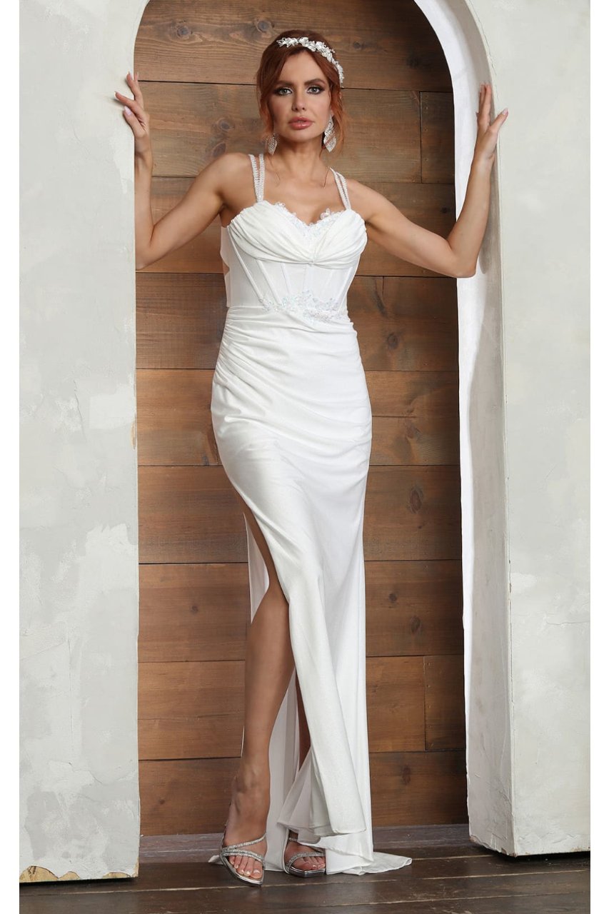 Royal Queen RQ8105 Strappy Back Sweetheart Neckline Sleeveless Prom Dress