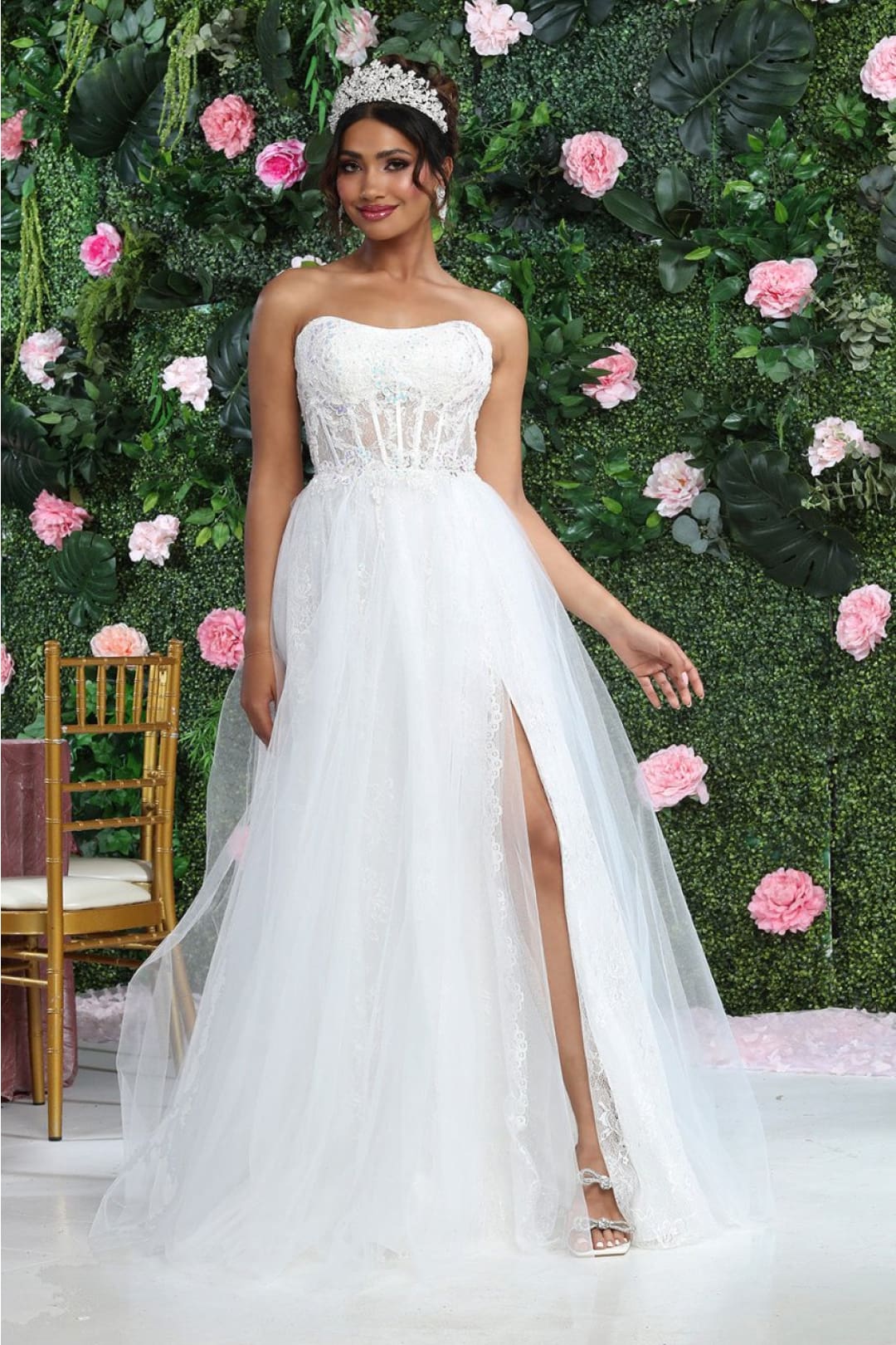 Royal Queen RQ8108 Lilac Strapless Prom Gown