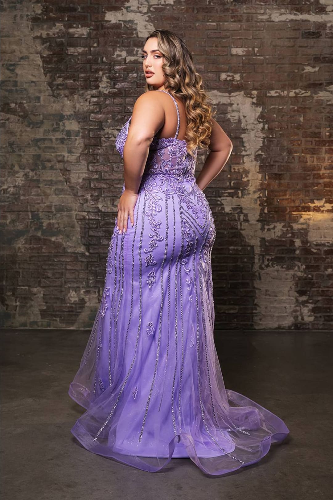 Plus Size Long Evening Gown Maxi Formal Dress for Women By Royal Queen RQ8144