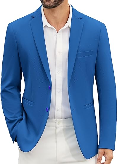 Men's Knit Blazer - AlligatorWarehouse