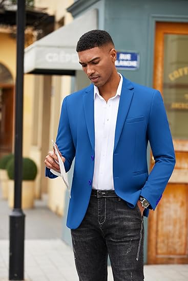 Men's Knit Blazer - AlligatorWarehouse