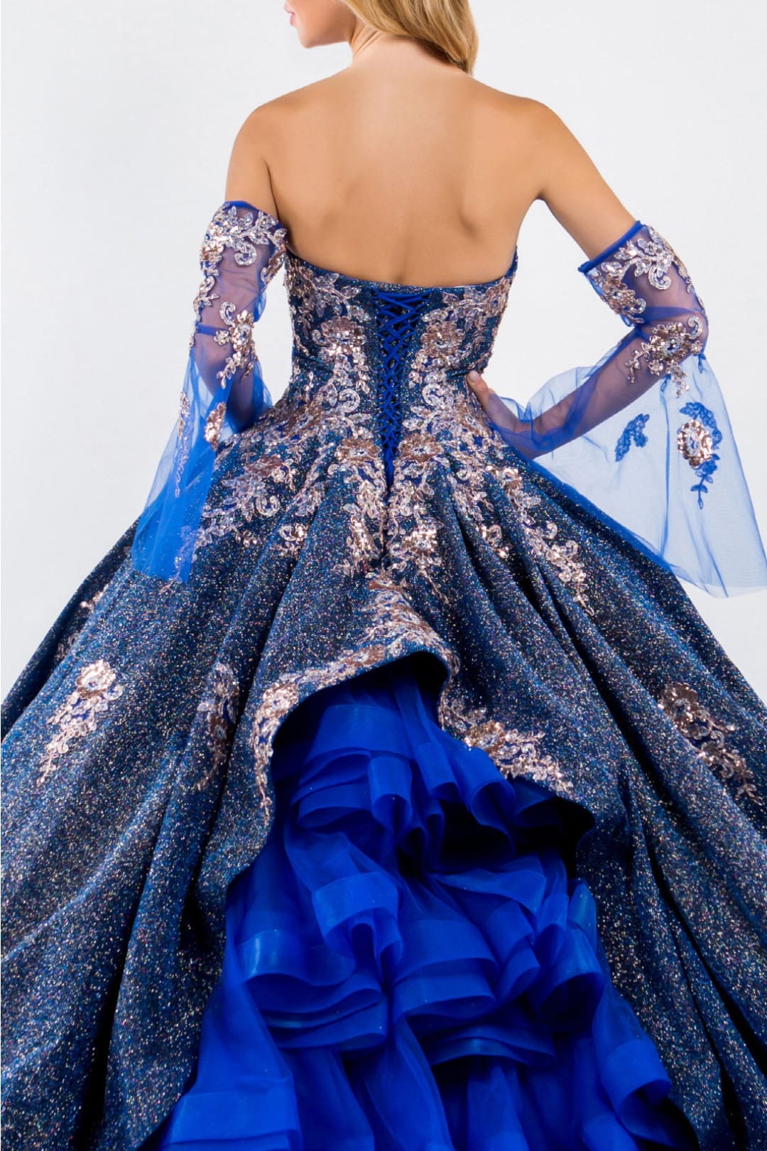 Royal Blue Quinceanera Dress by Elizabeth K GL1912