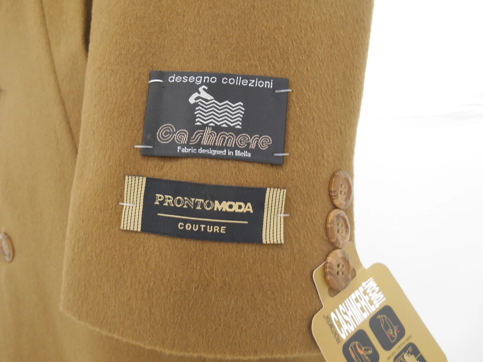 Mens Camel Tailored Overcoat – Full Length Wool Cashmere Coat