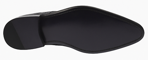 Men’s Navy Crocodile & Calfskin Slip-On Shoes