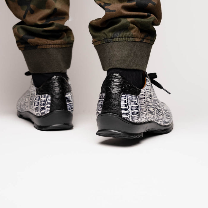 Marco_Di_Milano Saulo Newspaper Black Leather Luxury Shoe
