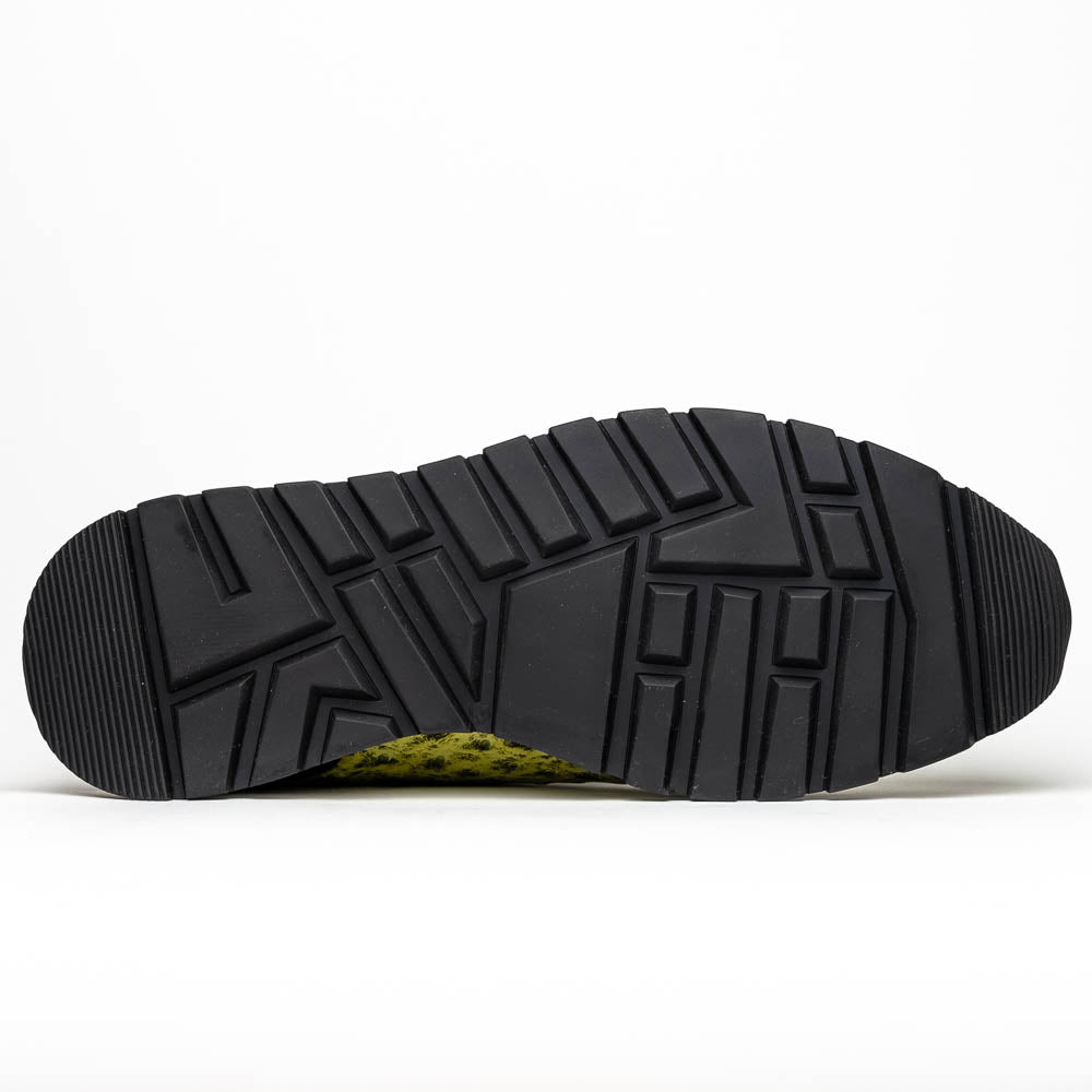 Marco Di Milano Scanno Green Ostrich Quill Sneakers