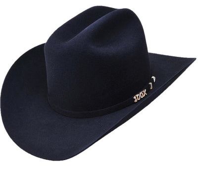 Serratelli 100X El Comandant Black 3 1/2" Brim Western Cowboy Hat All Sizes