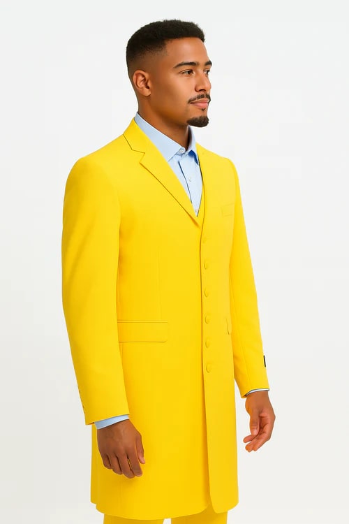 Yellow Zoot Suit Vintage 1920s Style for Men