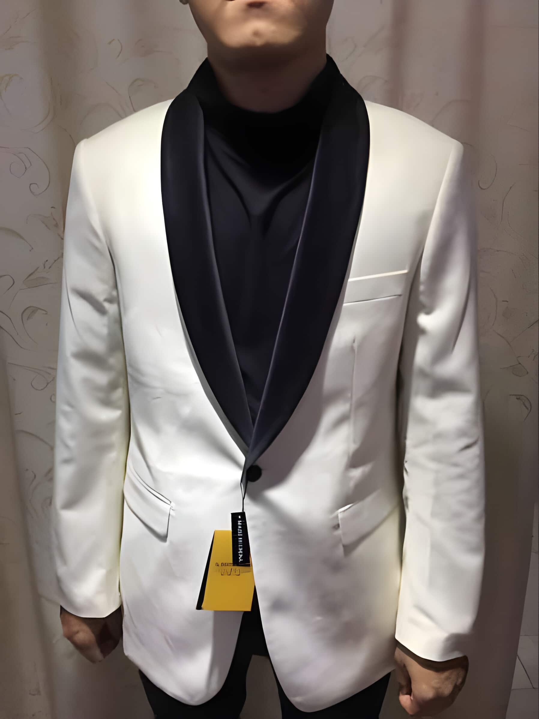 Shawl Lapel White Blazer ~ Suit Jacket