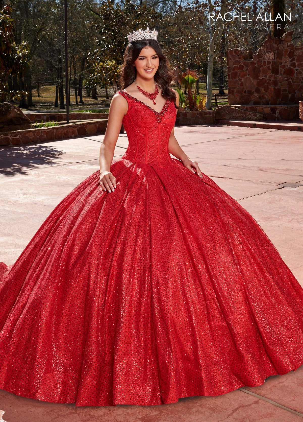 Rachel Allan RQ1127 Sleeveless Corset Quinceanera Dress