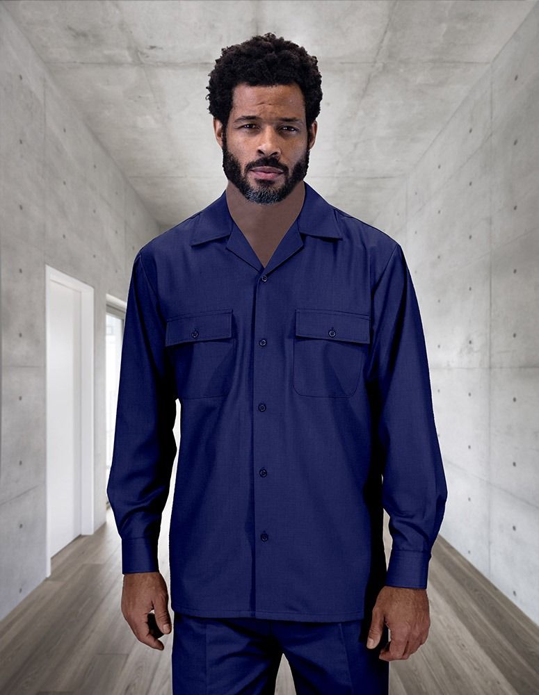 2-Piece Wool Walking Suit with Pleated Pants