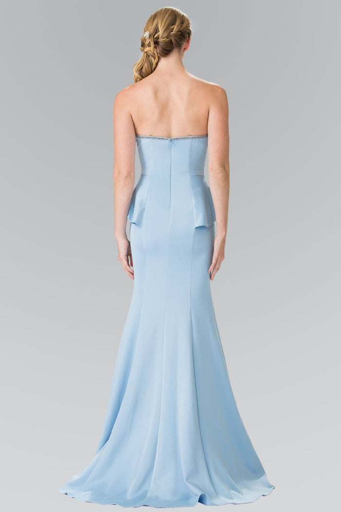 Strapless Mermaid Evening Dress by Elizabeth KGL2304