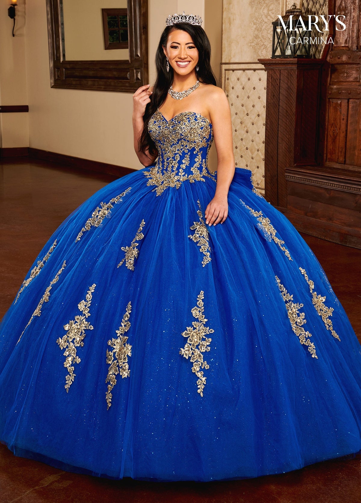 Mary's Bridal MQ1109 Strapless Quinceanera Dress