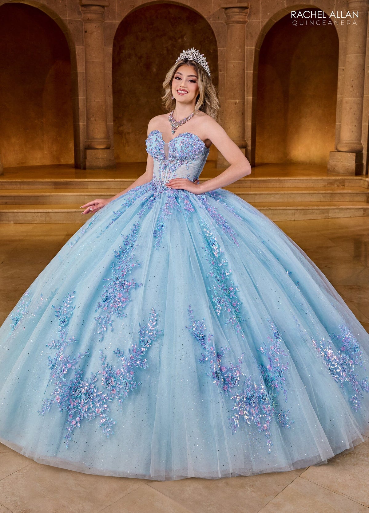 Rachel Allan RQ1148 Strapless Quinceanera Dress