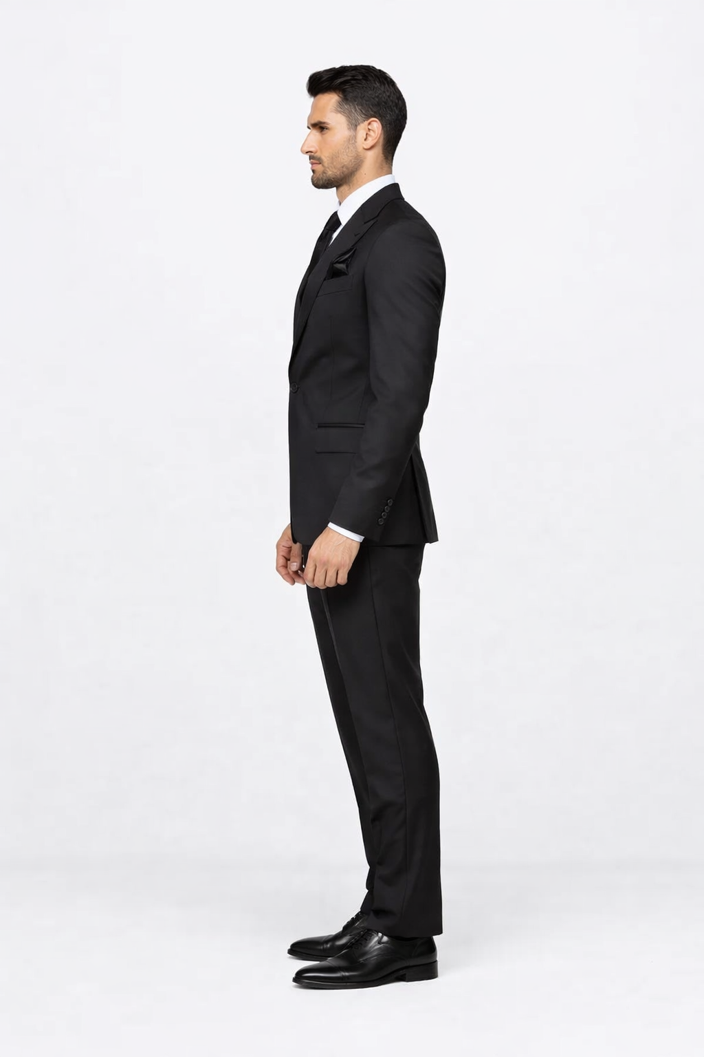 Rossiman Wool Suit with Baggy Pleated Pants