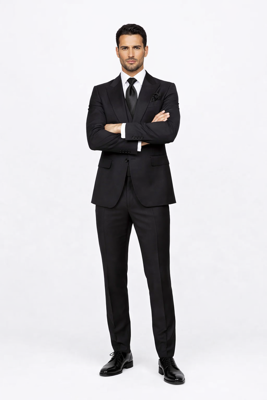 Rossiman Wool Suit with Baggy Pleated Pants