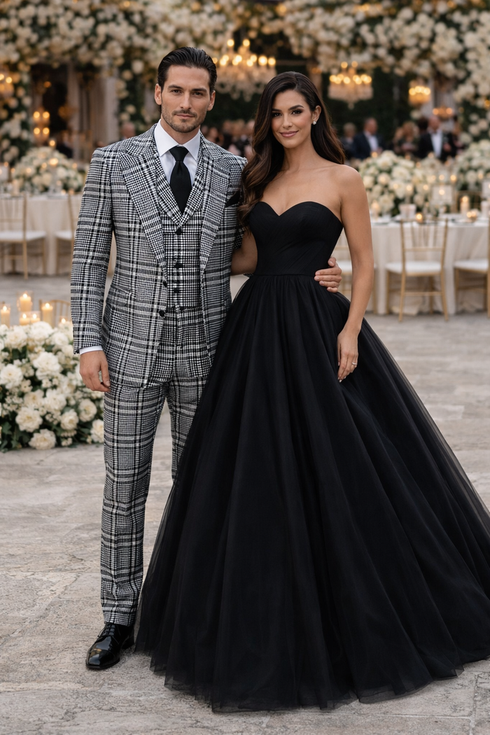 Rossiman Wool 3-Piece Suit with Baggy Pleated Pants