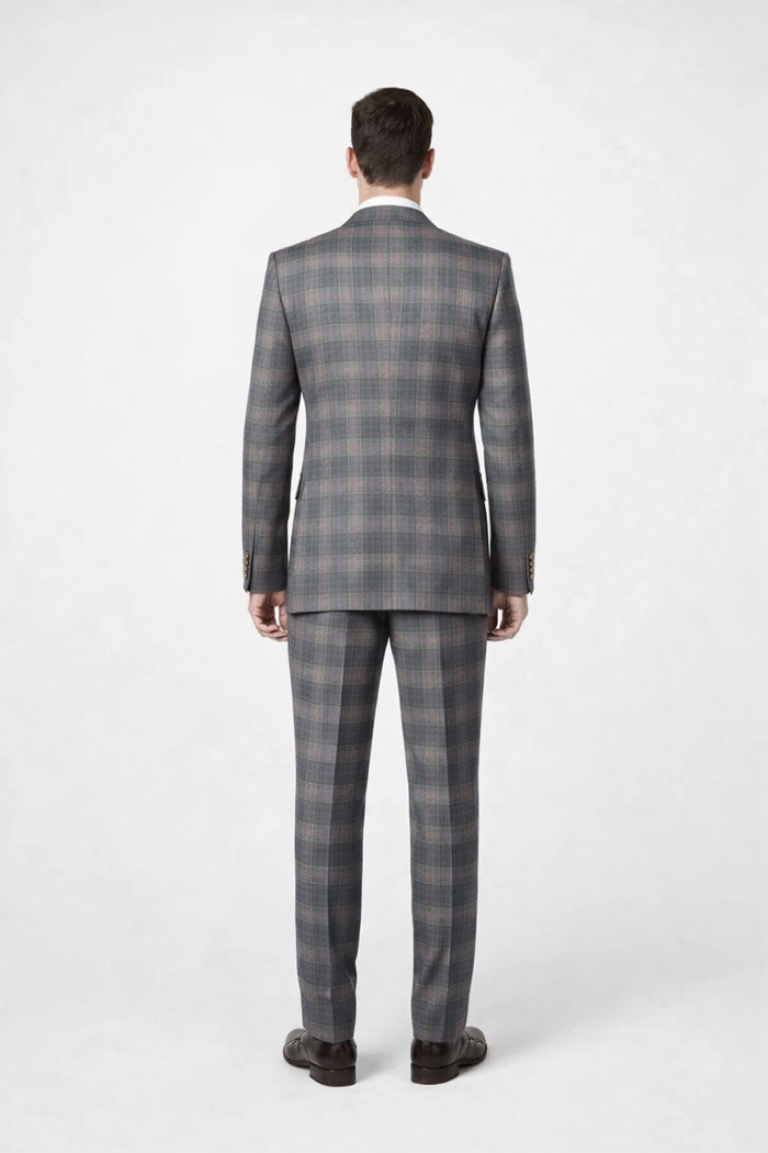 Rossiman Wool Classic Fit Suit & Baggy Pleated Pants