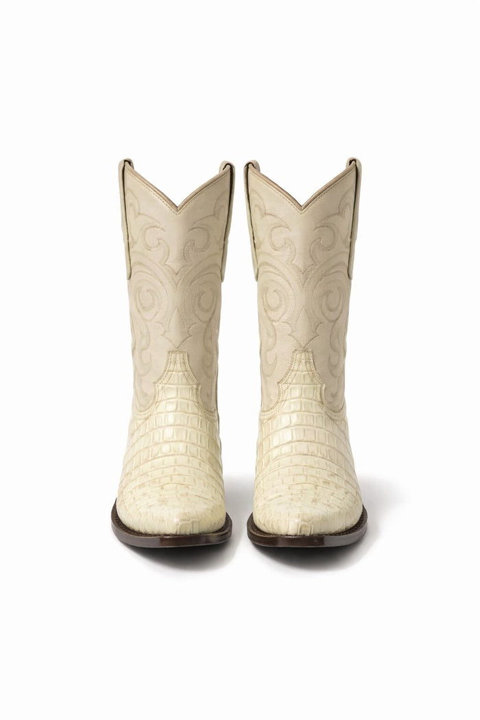 Men's Los Altos Caiman Tail Snip Toe Boots