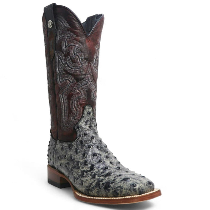 Women's 'Kaci Mae' Print Monster Fish Square Toe Boots Choco