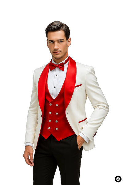Holiday Blazer - Christmas Sport Coat - Red Blazer
